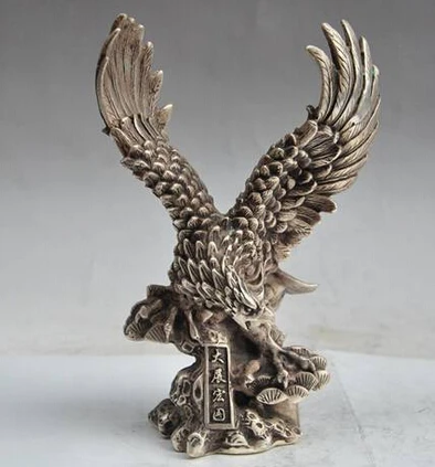 decoration bronze factory outlets Tibet Silver 8"chinese fengshui silver Eagle Hawk Unfold Wing flying Grand plans lucky statue
decoration bronze factory outlets Tibet Silver 8"chinese fengshui silver Eagle Hawk Unfold Wing flying Grand plans lucky statue