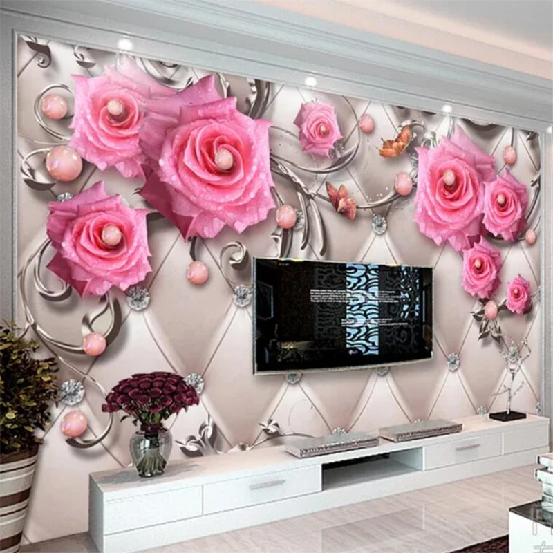 beibehang Custom wallpaper 3d murals exquisite luxury papel de parede jewelry flowers soft package TV background wall paper 3d
beibehang Custom wallpaper 3d murals exquisite luxury papel de parede jewelry flowers soft package TV background wall paper 3d