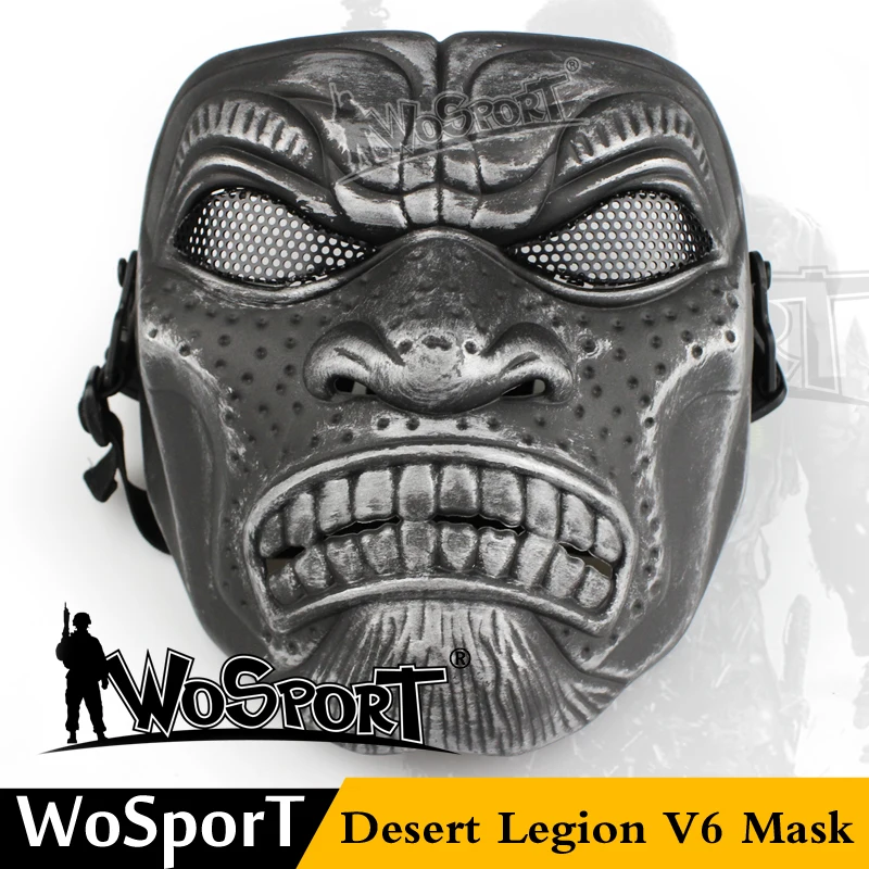 WOSPORT Desert Legion V6 Военная Стальная Сетчатая Защитная тактическая маска для пейнтбола CS AM тренировочная пейнтбольвечерние НКА на Хэллоуин
WOSPORT Desert Legion V6 Военная Стальная Сетчатая Защитная тактическая маска для пейнтбола CS AM тренировочная пейнтбольвечерние НКА на Хэллоуин