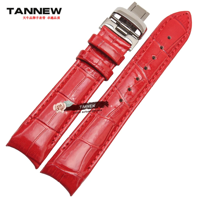 high quality curved endWatchband for T035 210A T035 207 wristbaband black | red | white genuine leather strap
high quality curved endWatchband for T035 210A T035 207 wristbaband black | red | white genuine leather strap