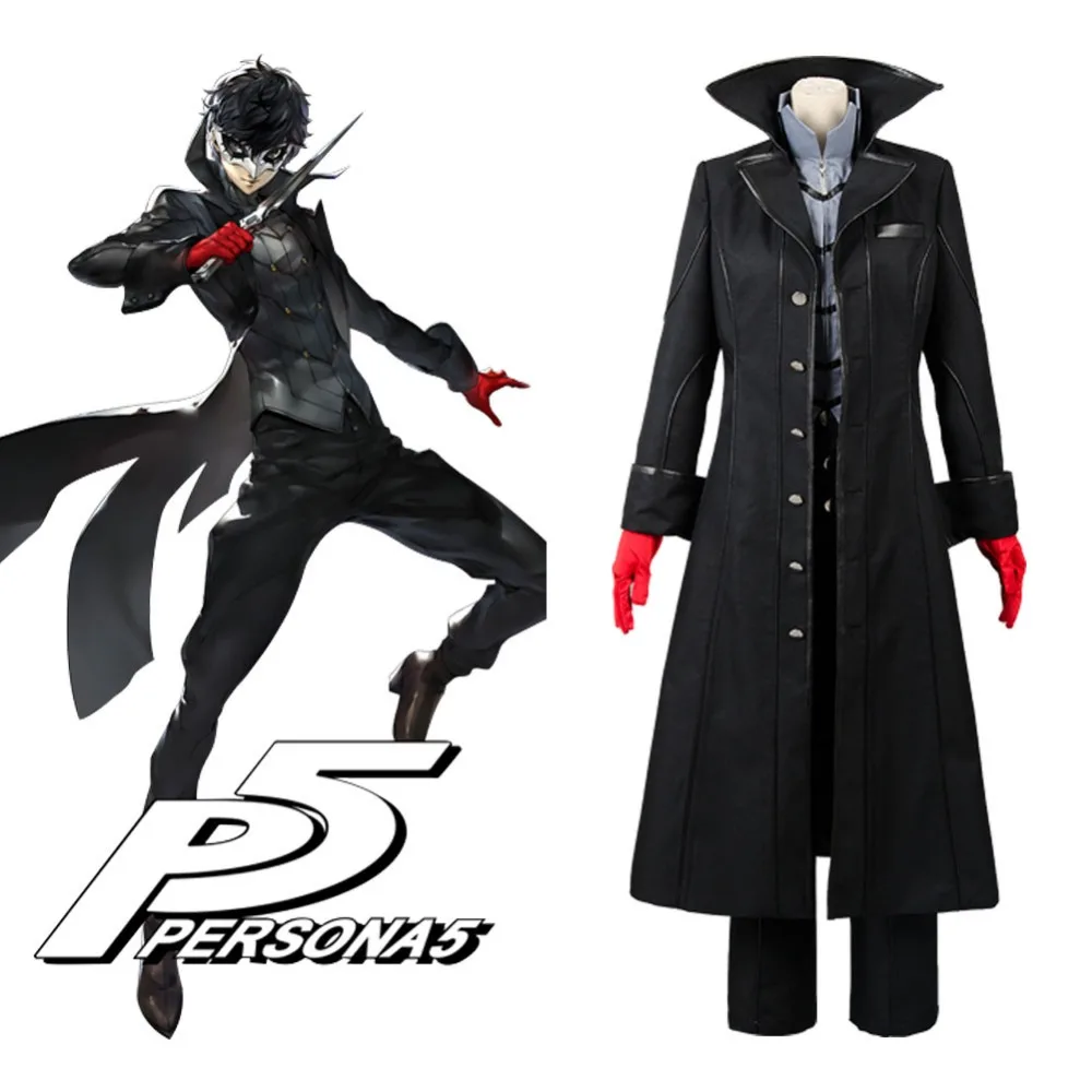 Anime Persona 5 Joker Cosplay Costume Black Uniform Men Women Full Set for Party Carnival Halloween Costume Custom
Anime Persona 5 Joker Cosplay Costume Black Uniform Men Women Full Set for Party Carnival Halloween Costume Custom