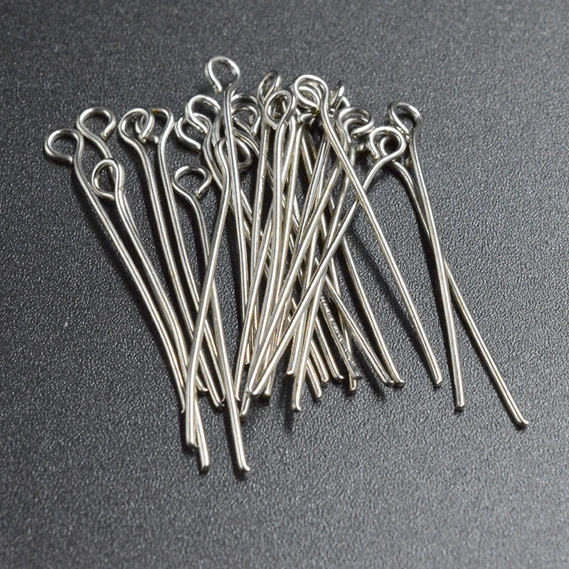 FLTMRH 100pcs Eye Pins Findings For Jewelry Making Craft Hole DIY Accessories Gold / Silver Plated Components Wholesale 2018
FLTMRH 100pcs Eye Pins Findings For Jewelry Making Craft Hole DIY Accessories Gold / Silver Plated Components Wholesale 2018