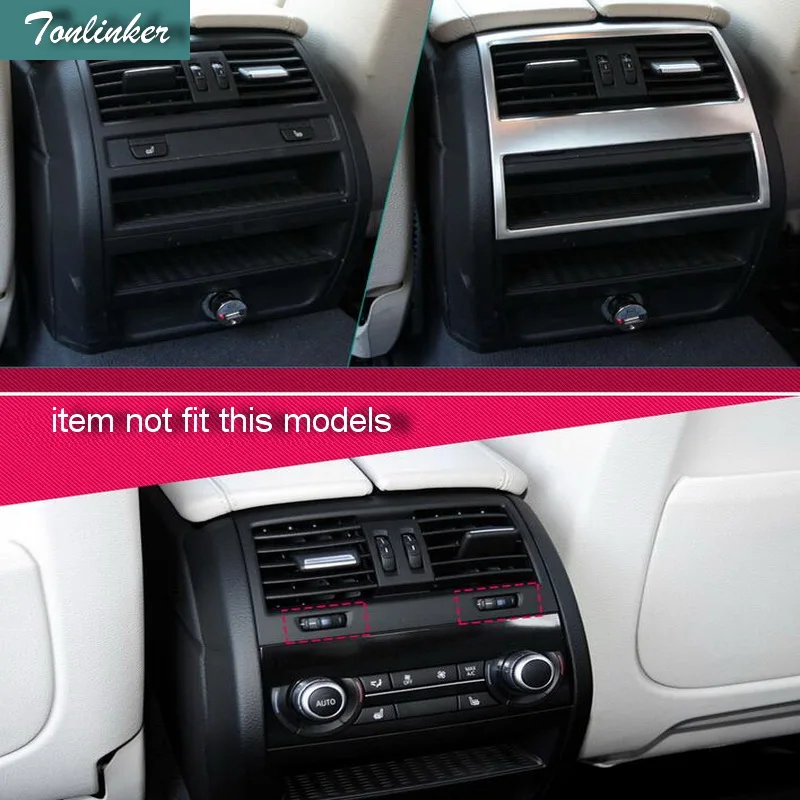 Tonlinker 1 PCS Car DIY ABS Matt Rear-seat Air Conditioning Vent Light Box Cover Case Stickers for Bmw 5 Series 520li 525li
Tonlinker 1 PCS Car DIY ABS Matt Rear-seat Air Conditioning Vent Light Box Cover Case Stickers for Bmw 5 Series 520li 525li