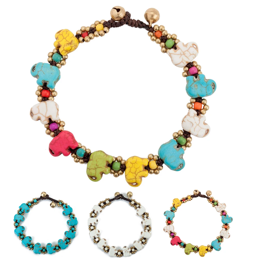 AMOURJOUX Ethnic 3 Colors Elephant Charms Beaded Leg Anklets For Women Ankle Bracelet On Foot Jewelry Drop Ship
AMOURJOUX Ethnic 3 Colors Elephant Charms Beaded Leg Anklets For Women Ankle Bracelet On Foot Jewelry Drop Ship