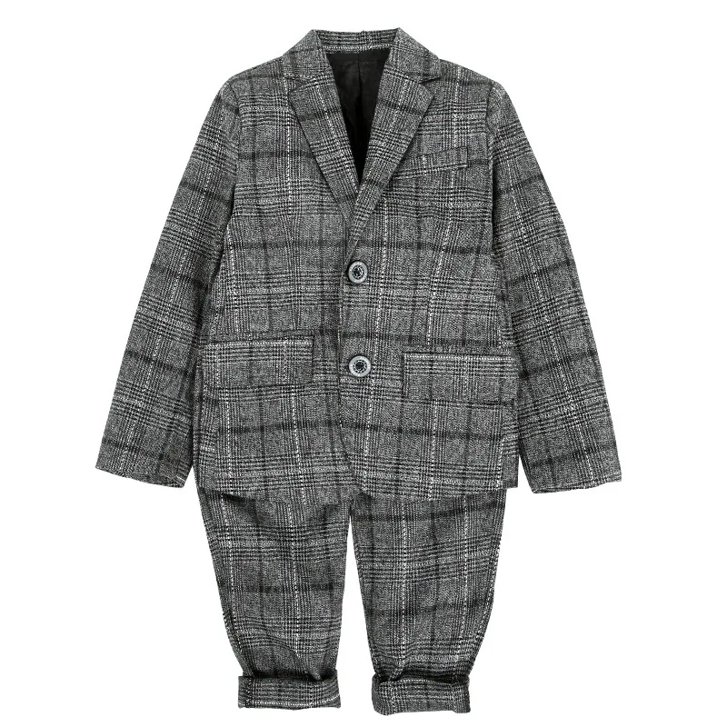 2017 new boys fashion clothing sets children's Gentleman plaid tops + pants 2 pcs suits big kids sigle breasted suit clothes
2017 new boys fashion clothing sets children's Gentleman plaid tops + pants 2 pcs suits big kids sigle breasted suit clothes