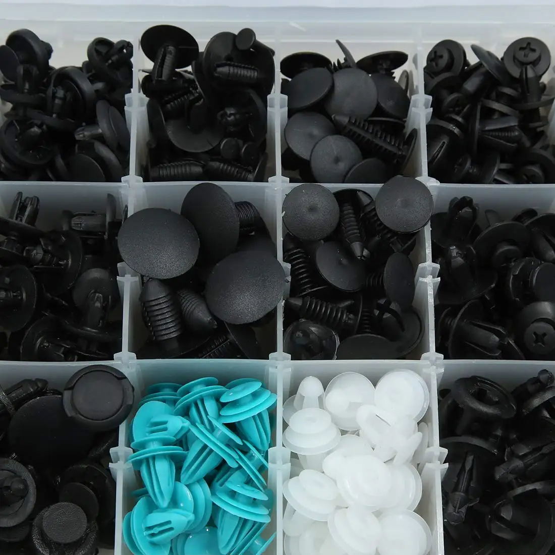 uxcell 360pcs Plastic Clips Push Pin Rivets Fasteners Set Car Bumper Fender Retainer Trim Panel Screws Kit w Removal Tool Cable
uxcell 360pcs Plastic Clips Push Pin Rivets Fasteners Set Car Bumper Fender Retainer Trim Panel Screws Kit w Removal Tool Cable