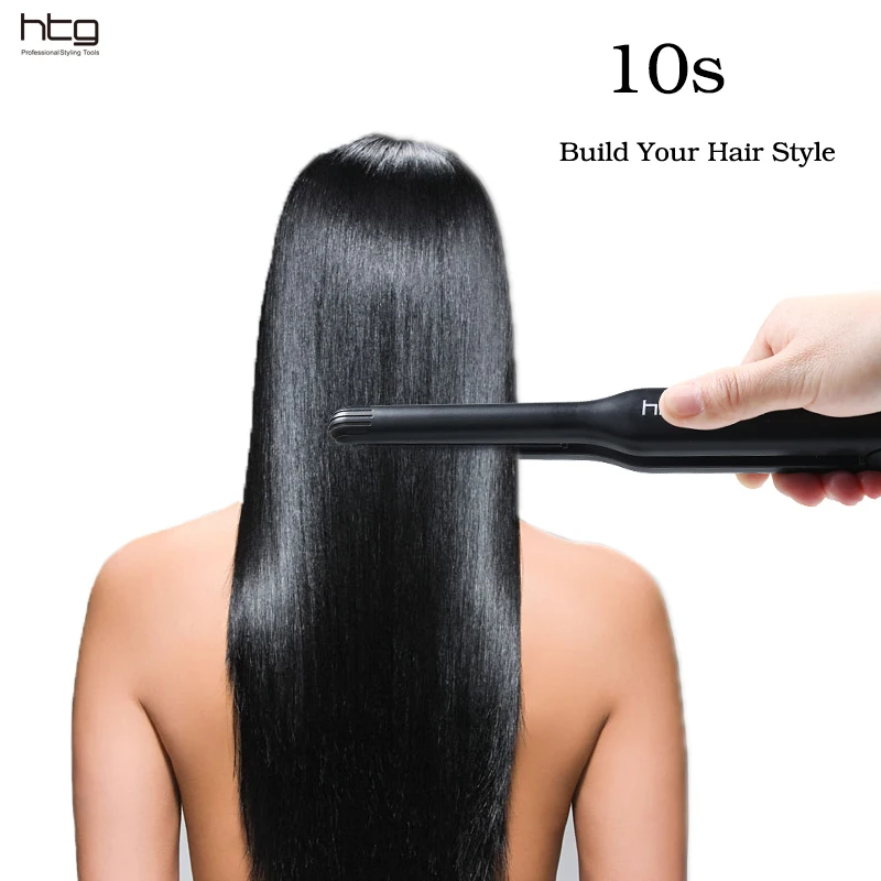 HTG Family Slim hair straightener Hair Flat Iron Straightening Ceramic Tourmaline HT061
HTG Family Slim hair straightener Hair Flat Iron Straightening Ceramic Tourmaline HT061