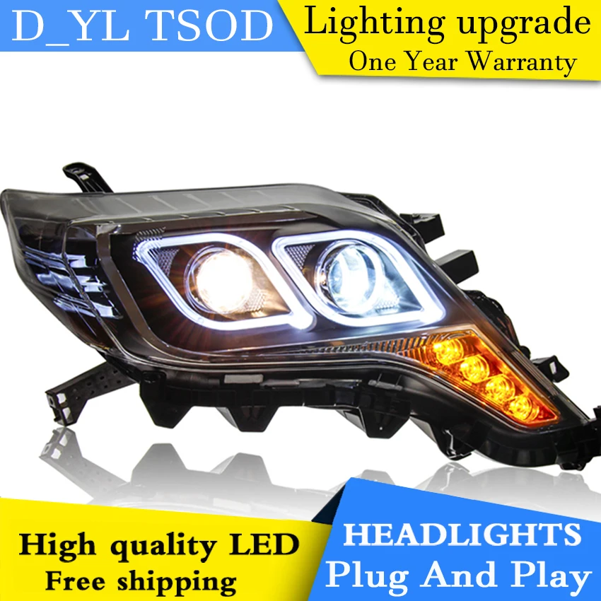 Car Styling Headlights for toyota Prado 2014-15 LED Headlight for Prado Head Lamp LED Daytime Running Light LED DRL Bi-Xenon HID
Car Styling Headlights for toyota Prado 2014-15 LED Headlight for Prado Head Lamp LED Daytime Running Light LED DRL Bi-Xenon HID