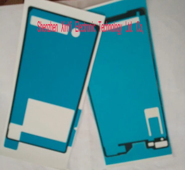 10 компл./лот наклейка на клейкую ленту спереди + сзади для Sony Xperia Z2 D6502 D6503 D6543 рамка