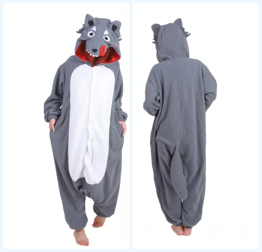 Brown Grey Timber Wolf Pajamas Animal Winter Unisex Pijamas Onesies Adult Cartoon Animal Cosplay Homewear Pyjama For party
Brown Grey Timber Wolf Pajamas Animal Winter Unisex Pijamas Onesies Adult Cartoon Animal Cosplay Homewear Pyjama For party
