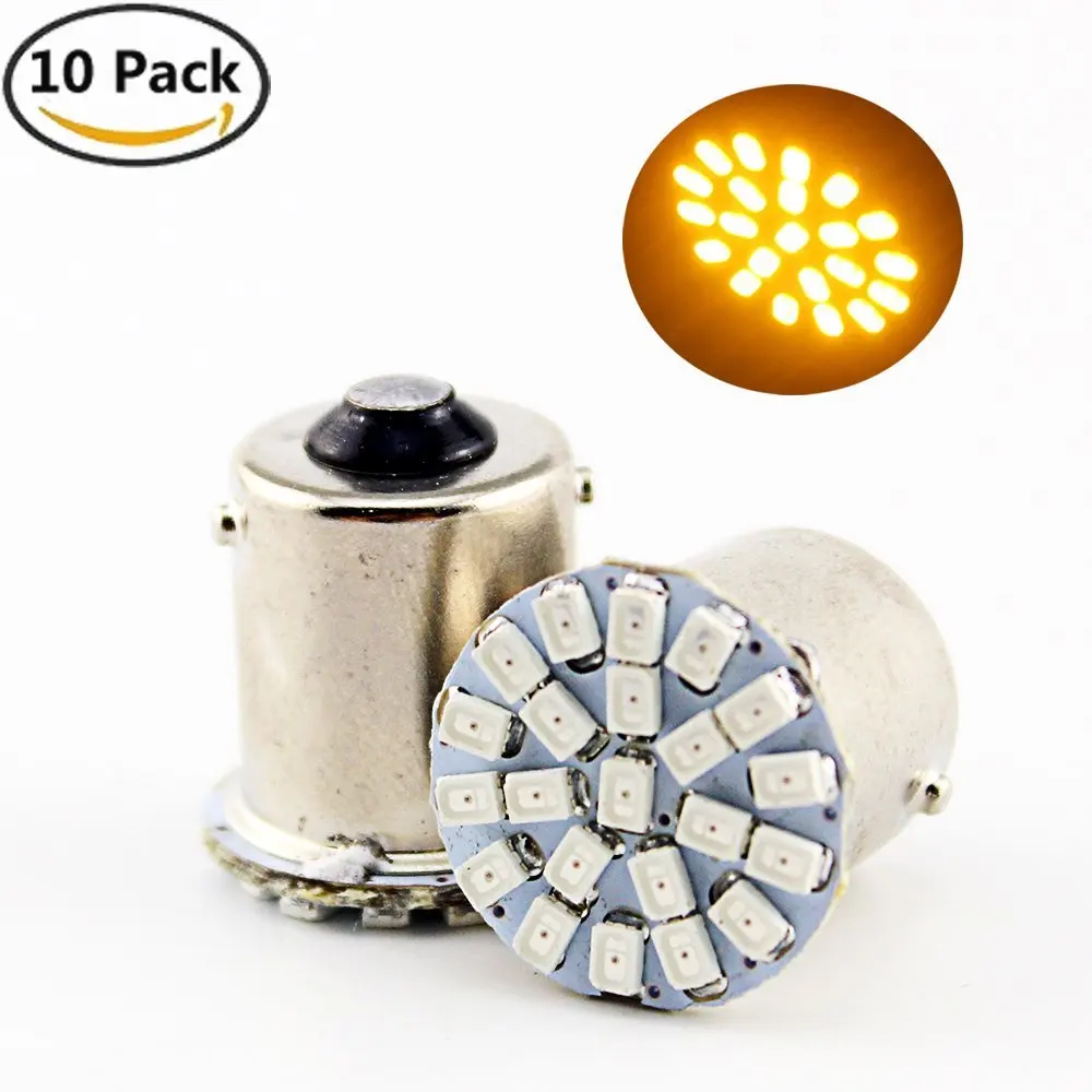 10 Unidades 12V мотоциклов л De RE 22 светодиодами Smd 1156 Ba15s P21w 1 поло Amarelo
10 Unidades 12V мотоциклов л De RE 22 светодиодами Smd 1156 Ba15s P21w 1 поло Amarelo