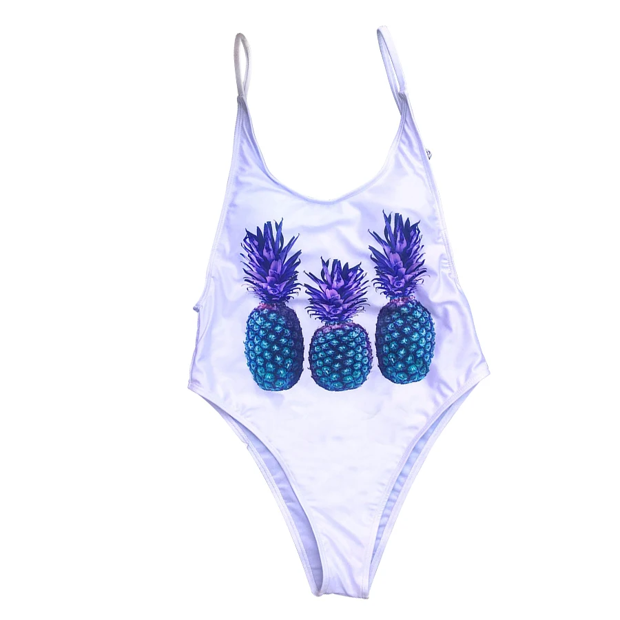 New Women's Swimming Suit Colorful Pineapple Swimsuit Fused One Piece Swimsuit Backless Swimwear maillot de bain Sexy Monokini
New Women's Swimming Suit Colorful Pineapple Swimsuit Fused One Piece Swimsuit Backless Swimwear maillot de bain Sexy Monokini