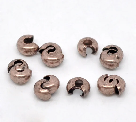 Обжимные бусины медного тона DoreenBeads, фурнитура 5 мм x 4,5 мм (2/8 дюйма x 1/8 дюйма), продается в упаковке по 200 шт.
Обжимные бусины медного тона DoreenBeads, фурнитура 5 мм x 4,5 мм (2/8 дюйма x 1/8 дюйма), продается в упаковке по 200 шт.
