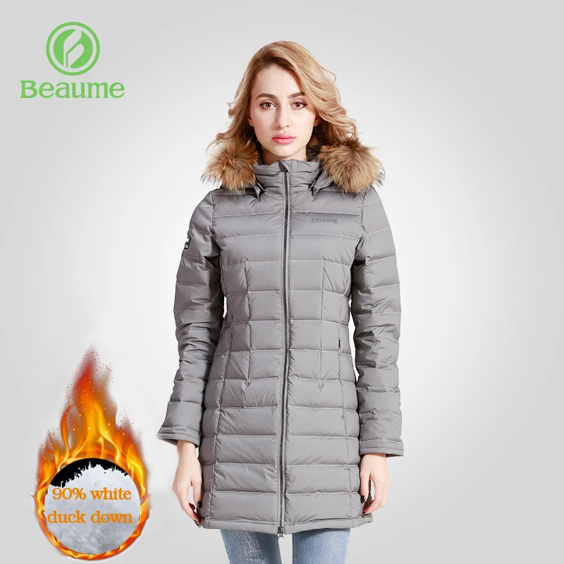 Beaume ветрозащитная легкая для альпинизма с капюшоном длинная куртка зимы женский