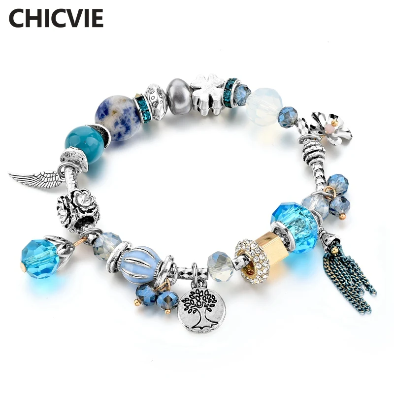 CHICVIE Boho Ethnic Vintage Bracelets & Bangles DIY Jewelry For Women Beads Charm Crystal Wing Bracelet Bijoux Femme SBR170050
CHICVIE Boho Ethnic Vintage Bracelets & Bangles DIY Jewelry For Women Beads Charm Crystal Wing Bracelet Bijoux Femme SBR170050