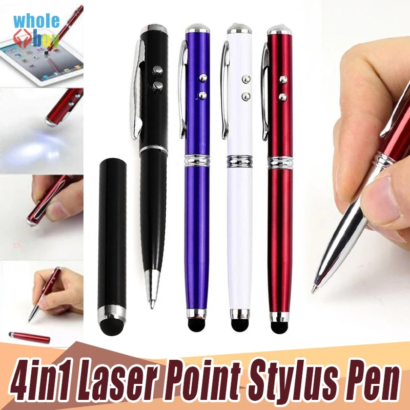 500pcs/lot Durable 4 in 1 Laser Pointer LED Torch Touch Screen Stylus Ball Pen for Mobilephone for iPad Wholesale
500pcs/lot Durable 4 in 1 Laser Pointer LED Torch Touch Screen Stylus Ball Pen for Mobilephone for iPad Wholesale