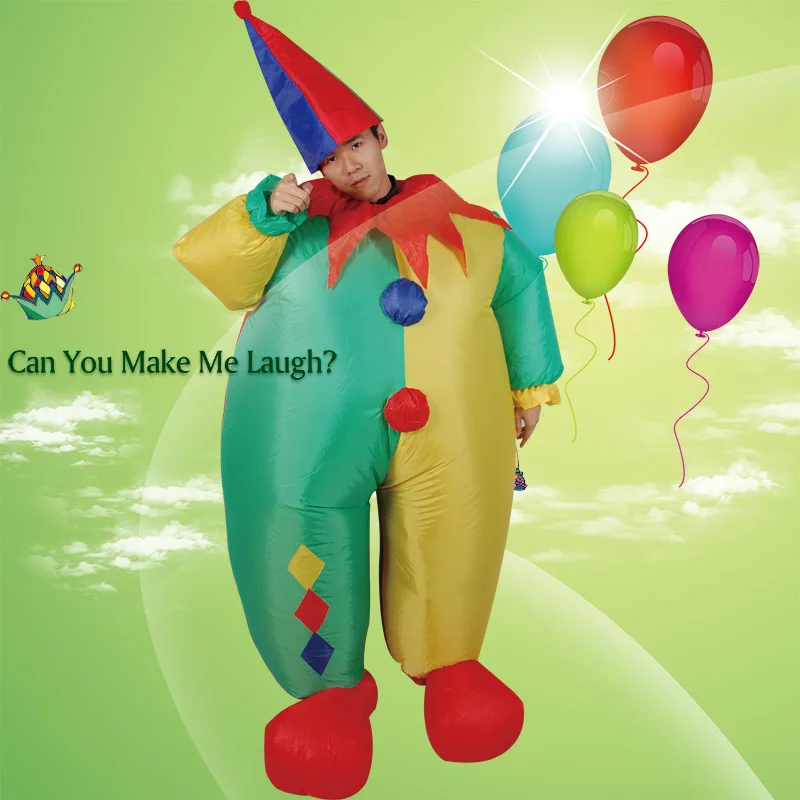 Clown Inflatable Clothes With Hat Cosplay Costumes For Adult Make Up Party Outfits Carnival Halloween Christmas Jumpsuit Disfraz
Clown Inflatable Clothes With Hat Cosplay Costumes For Adult Make Up Party Outfits Carnival Halloween Christmas Jumpsuit Disfraz