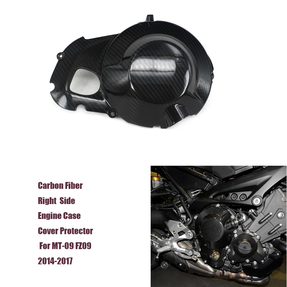 PrePreg Carbon Fiber (Dry Carbon) Right side Engine Protective Cover for Yamaha MT-09 MT09 FZ09 FZ-09 2013-2017 2014 2015 2016
PrePreg Carbon Fiber (Dry Carbon) Right side Engine Protective Cover for Yamaha MT-09 MT09 FZ09 FZ-09 2013-2017 2014 2015 2016