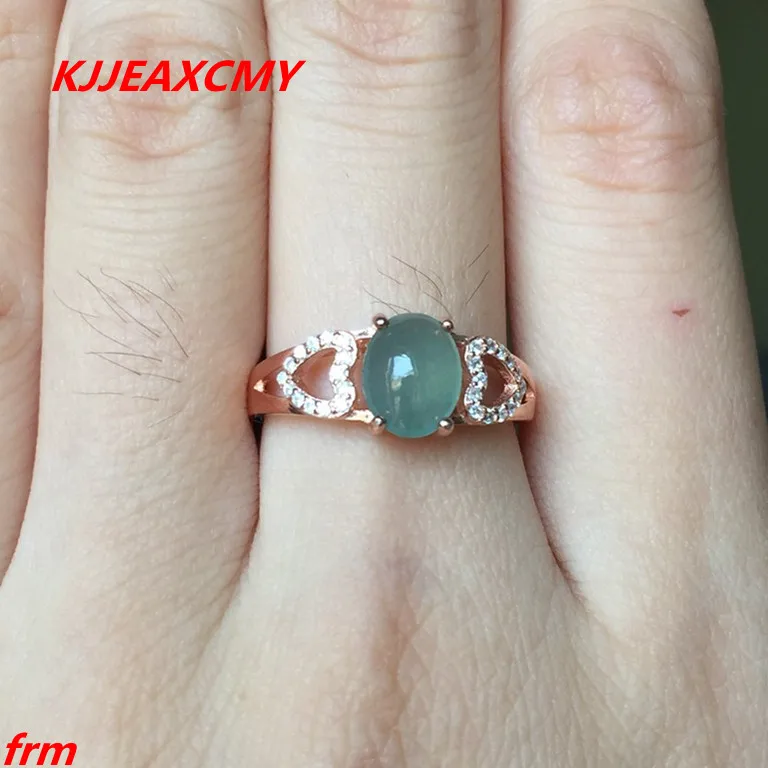 KJJEAXCMY Fine jewelry 925 sterling silver ring inlaid natural a jade egg noodles live support identification of ice
KJJEAXCMY Fine jewelry 925 sterling silver ring inlaid natural a jade egg noodles live support identification of ice