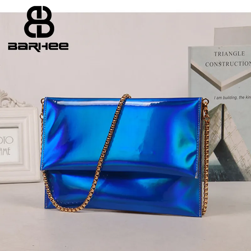 Ins Popular Laser Bag for Women Daily Envelope Clutch Handbag Large Purse with Long Chain Strap High Quality pu Leather Silver
Ins Popular Laser Bag for Women Daily Envelope Clutch Handbag Large Purse with Long Chain Strap High Quality pu Leather Silver