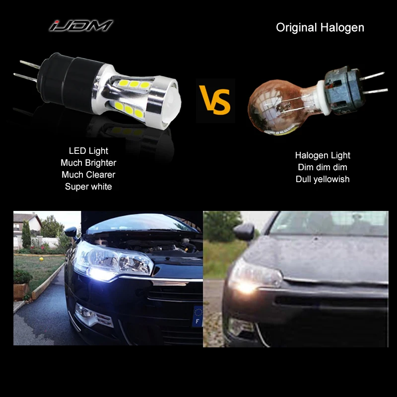 iJDM Car G4 LED Canbus OBC Hp24w LED 12V White 3030 18SMD led For Citroen c5 and peugeot 3008 led drl Daytime Running Lights
iJDM Car G4 LED Canbus OBC Hp24w LED 12V White 3030 18SMD led For Citroen c5 and peugeot 3008 led drl Daytime Running Lights