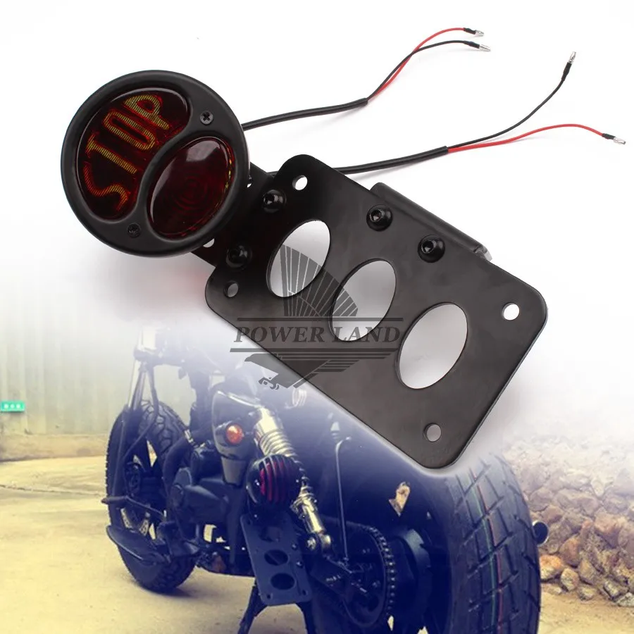 Motorcycle License Plate Side Mount Bracket 12V STOP Taillight Brake Tail Light For Harley Choppers Sportster Bobber Nightster
Motorcycle License Plate Side Mount Bracket 12V STOP Taillight Brake Tail Light For Harley Choppers Sportster Bobber Nightster