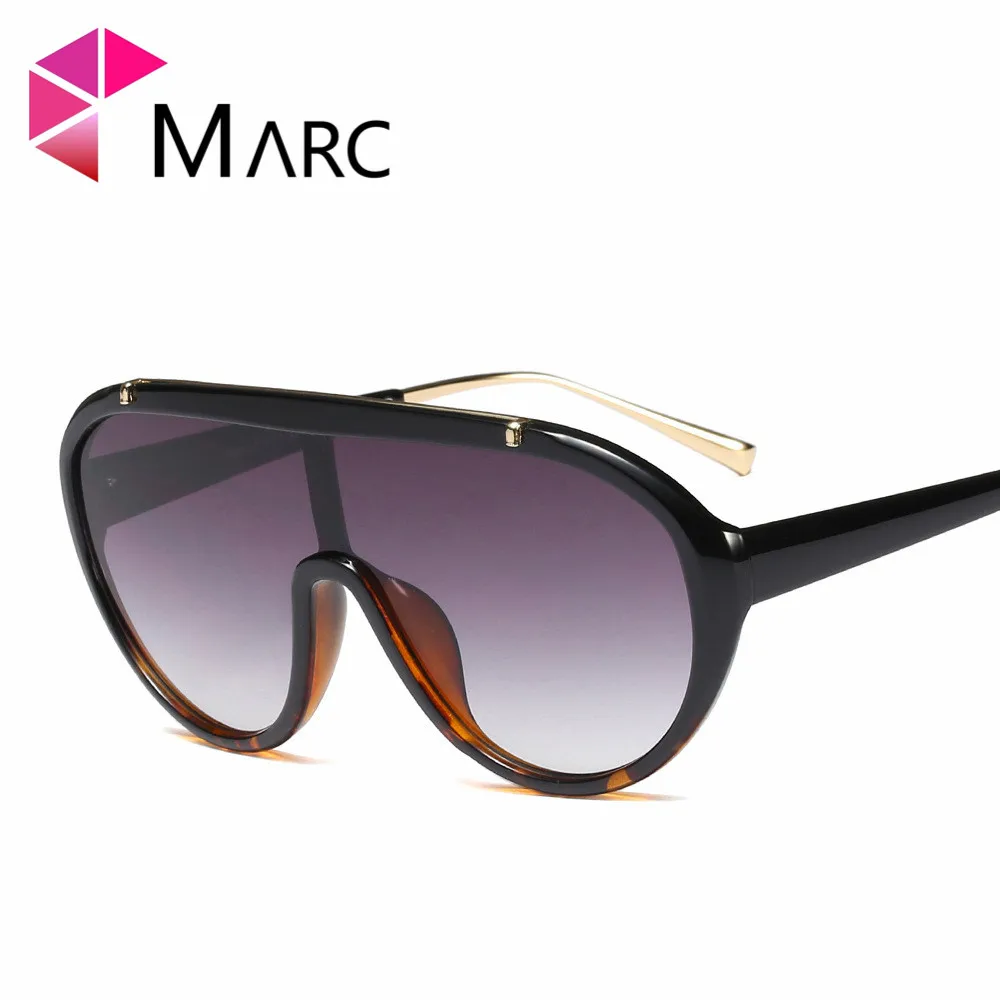 MARC Fashion Women Big Frame Sunglasses Classic Brand Designer Rivet Shades Flat Top Oversize Shield Shape Glasses UV400
MARC Fashion Women Big Frame Sunglasses Classic Brand Designer Rivet Shades Flat Top Oversize Shield Shape Glasses UV400