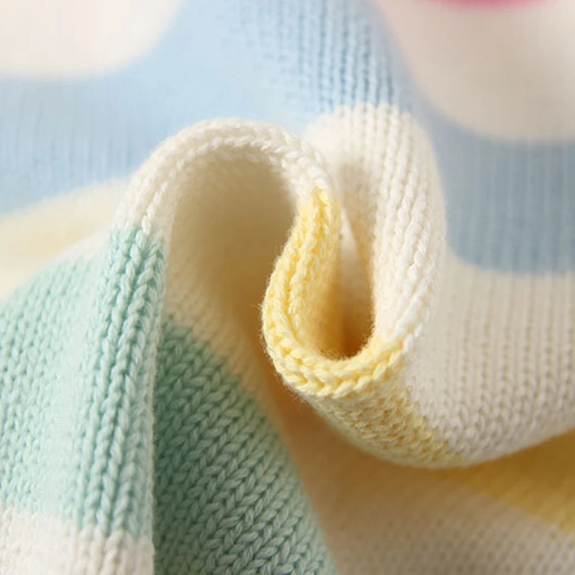 Autumn Winter New Born Baby Girl Rompers Rainbow Striped Knitted Kids Clothes Long Sleeve Tops Girls Romper Climbing Clothing
Autumn Winter New Born Baby Girl Rompers Rainbow Striped Knitted Kids Clothes Long Sleeve Tops Girls Romper Climbing Clothing