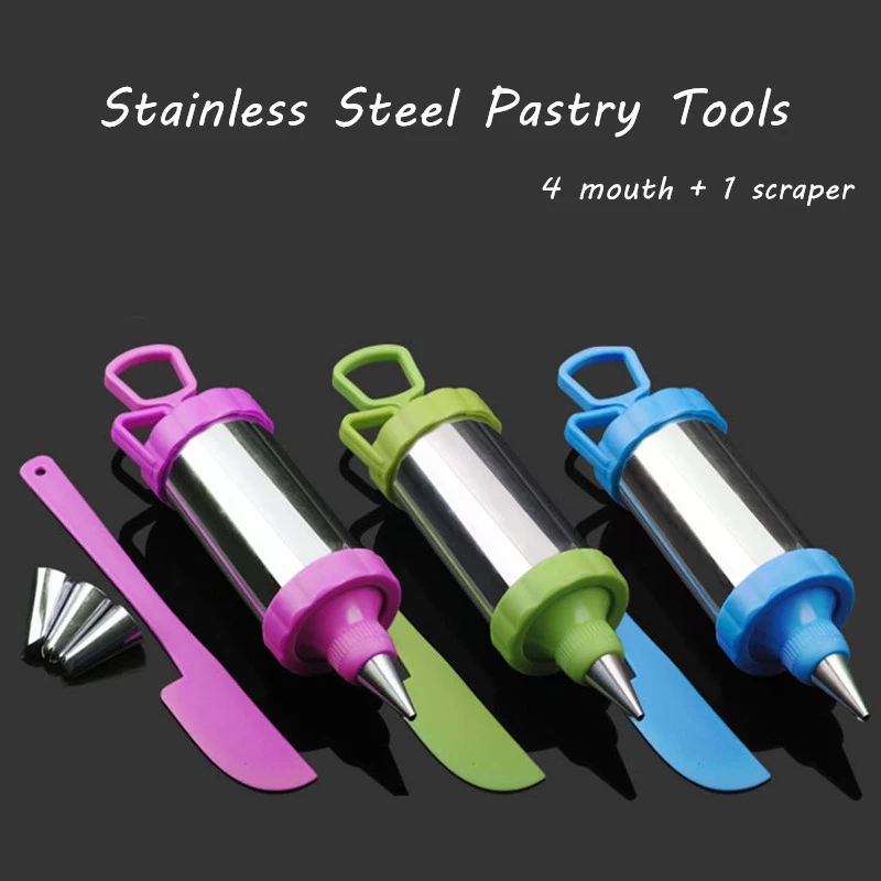 Stainless Steel Nozzles Sets Tool Dessert Decorators Cake Decorating Icing Piping Cream Syringe Tips Muffin Cake Pastry Pen Bag
Stainless Steel Nozzles Sets Tool Dessert Decorators Cake Decorating Icing Piping Cream Syringe Tips Muffin Cake Pastry Pen Bag