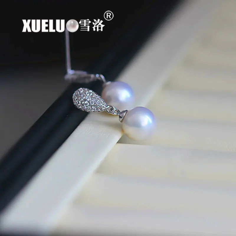 925 Sterling with zircon 9-10mm perfect round high quality silver gray natural fresh water pearl earrings for women
925 Sterling with zircon 9-10mm perfect round high quality silver gray natural fresh water pearl earrings for women