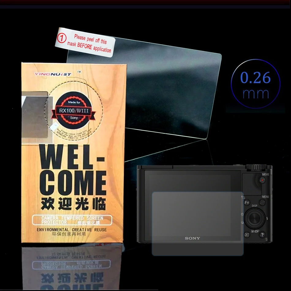Original HD Camera Tempered Glass Screen Protector For Sony RX100 RX100II II RX100III III LCD Toughened Protective Film Parts
Original HD Camera Tempered Glass Screen Protector For Sony RX100 RX100II II RX100III III LCD Toughened Protective Film Parts