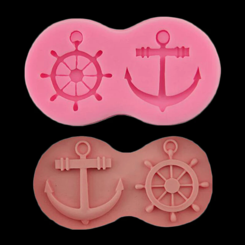 Rudder And Anchor Silicone Mold Chocolate Fudge Cake Decorative Fontaine Sailor Sailboat Form Cookies Baking
Rudder And Anchor Silicone Mold Chocolate Fudge Cake Decorative Fontaine Sailor Sailboat Form Cookies Baking