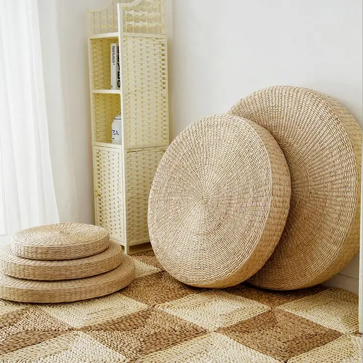 Height 20cm Diameter 70cm Natural Straw Round Pouf Tatami Cushion Floor Cushions Meditation Yoga Round Mat Zafu Chair Cushion
Height 20cm Diameter 70cm Natural Straw Round Pouf Tatami Cushion Floor Cushions Meditation Yoga Round Mat Zafu Chair Cushion