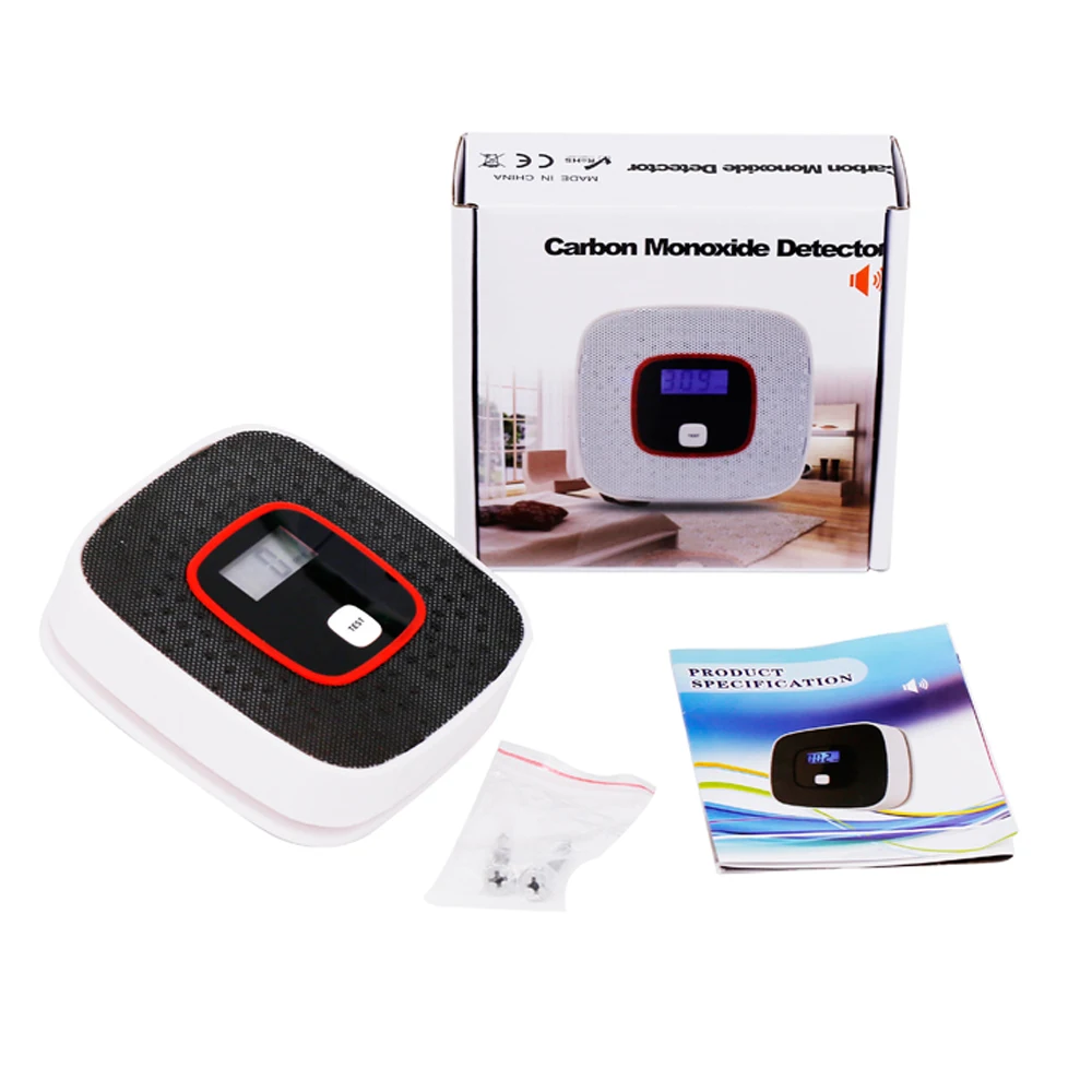 LCD Display CO Carbon Monoxide Gas Alarm Sensor CO Tester Detector Poisoning Human Voice Warning Detector
LCD Display CO Carbon Monoxide Gas Alarm Sensor CO Tester Detector Poisoning Human Voice Warning Detector