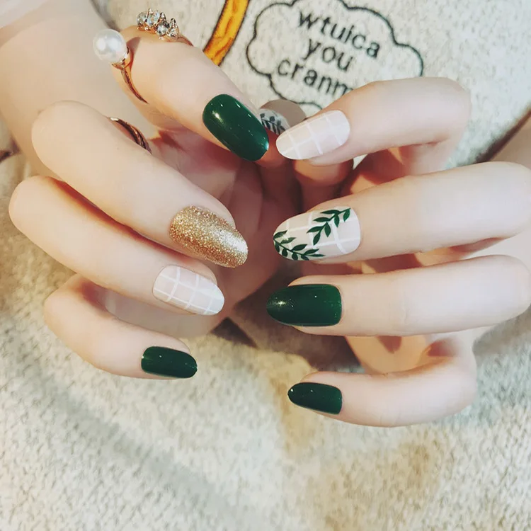 24pcs/lot Fashion Full Fake Nails Tips Nail Patch small round head Nails adhesive False Nail Art Decorated for Fashion Girls
24pcs/lot Fashion Full Fake Nails Tips Nail Patch small round head Nails adhesive False Nail Art Decorated for Fashion Girls