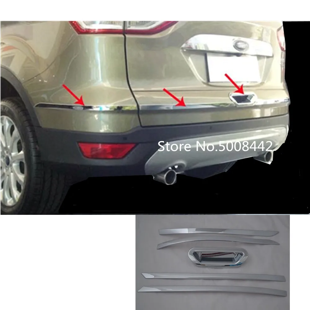 For Ford Kuga Escape 2013 2014 2015 2016 Car Stick ABS Rear Back Door Trunk Tailgate Bumper + Door Handle Frame Plate Trim 5pcs
For Ford Kuga Escape 2013 2014 2015 2016 Car Stick ABS Rear Back Door Trunk Tailgate Bumper + Door Handle Frame Plate Trim 5pcs