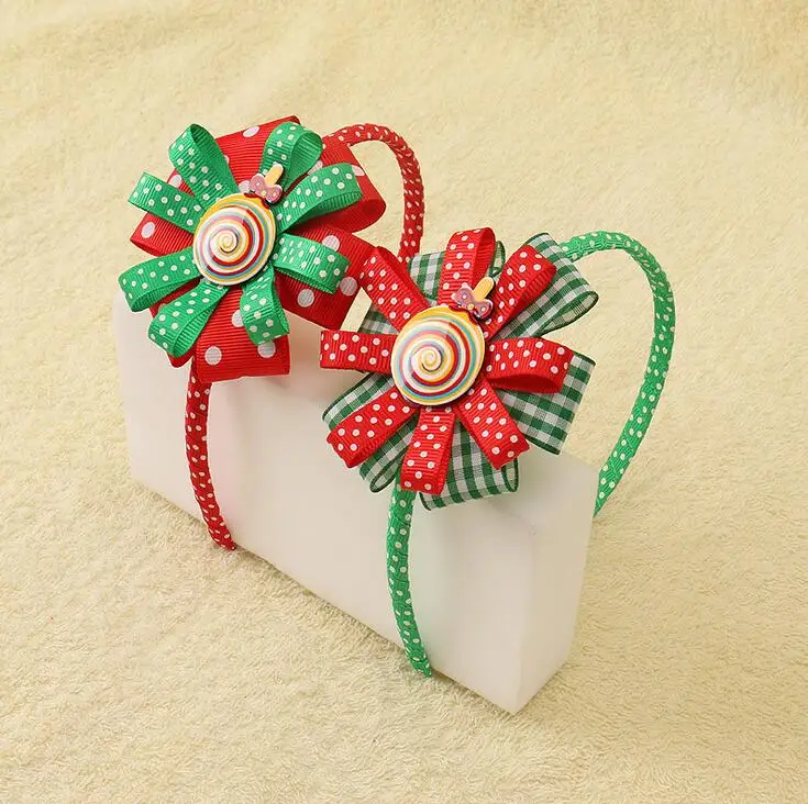 90pcs DHL Free shipping 2017 Christmas Ribbon Flower with Lollipop Xmas Headwear
90pcs DHL Free shipping 2017 Christmas Ribbon Flower with Lollipop Xmas Headwear