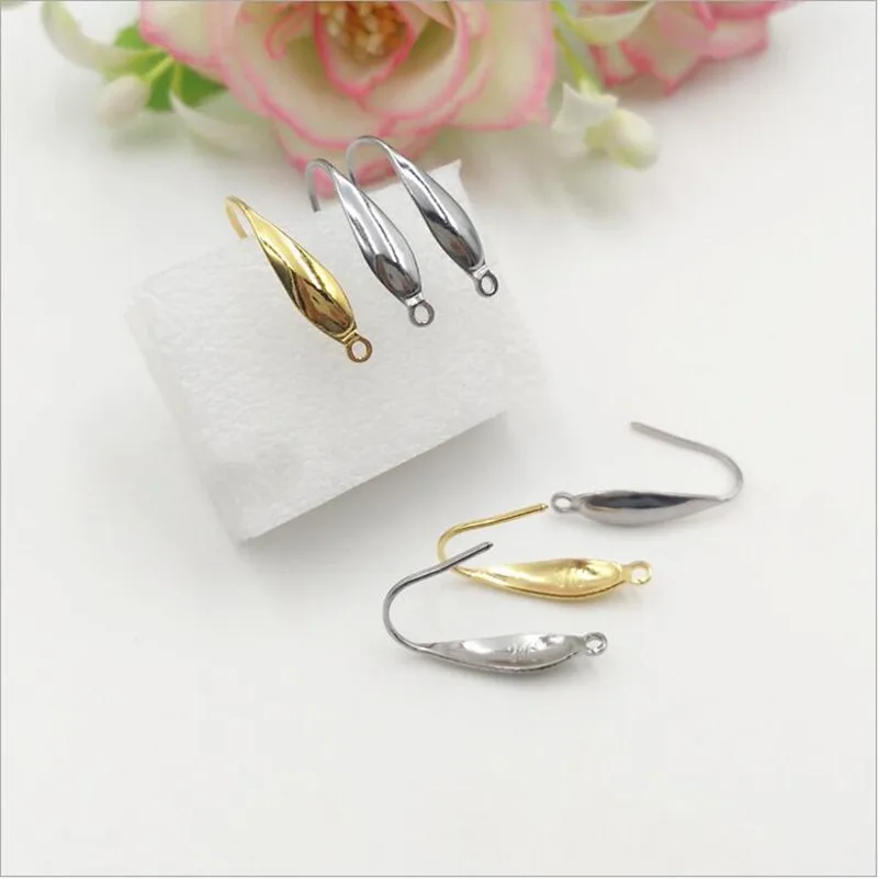 20pcs 316 Stainless Steel Earring Hooks Ear Clasps Wire Settings Base Settings for DIY Handmade Ear Jewelry Making Z839
20pcs 316 Stainless Steel Earring Hooks Ear Clasps Wire Settings Base Settings for DIY Handmade Ear Jewelry Making Z839