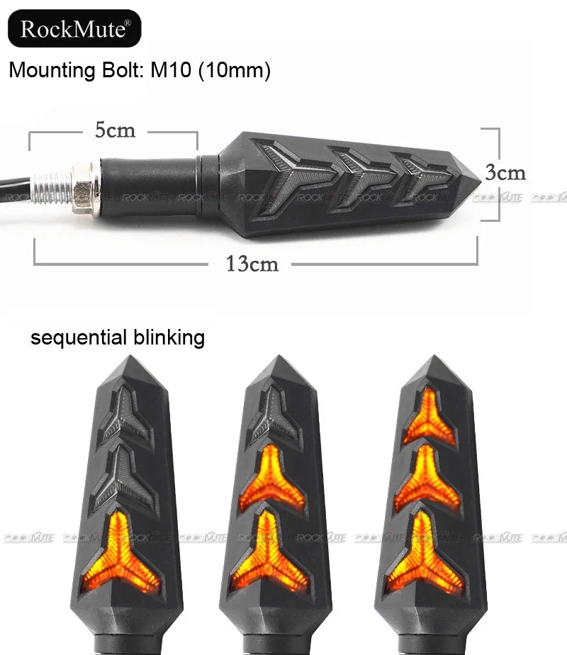 Front/Rear Turn Signal Indicators Sequential LED Lights For Yamaha Universal Motorcycle Flowing Water Running Blinker 10mm Bolt
Front/Rear Turn Signal Indicators Sequential LED Lights For Yamaha Universal Motorcycle Flowing Water Running Blinker 10mm Bolt