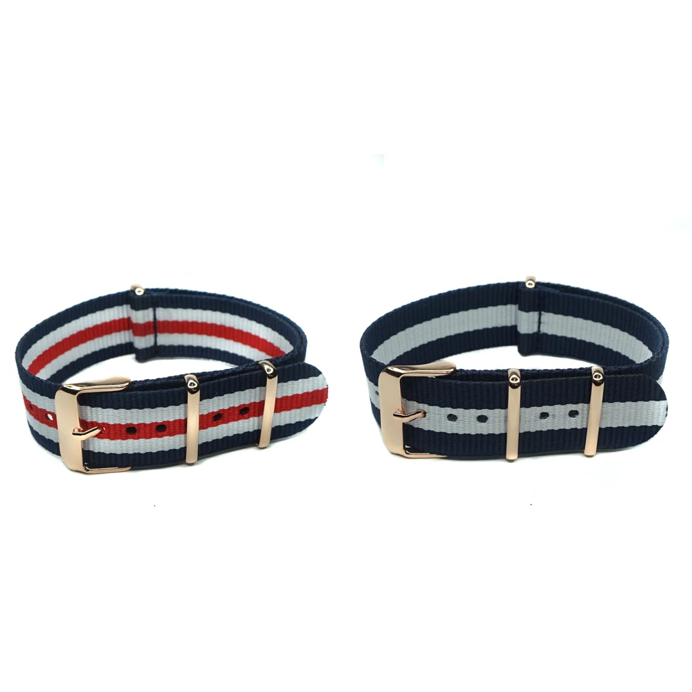 YQI 20mm Nylon Watch Bnad Fiber Stripe Watch Strap Stainless Steel Buckle Watch Men Woman for DW Rose Gold Buckle
YQI 20mm Nylon Watch Bnad Fiber Stripe Watch Strap Stainless Steel Buckle Watch Men Woman for DW Rose Gold Buckle