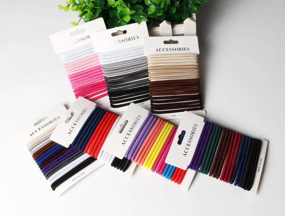 18Pcs/Card Basic Black High Elastic Rubber Hair Bands Tie Set For Women Girl Colourful Ponytail Holder Rope Hair Accessories
18Pcs/Card Basic Black High Elastic Rubber Hair Bands Tie Set For Women Girl Colourful Ponytail Holder Rope Hair Accessories