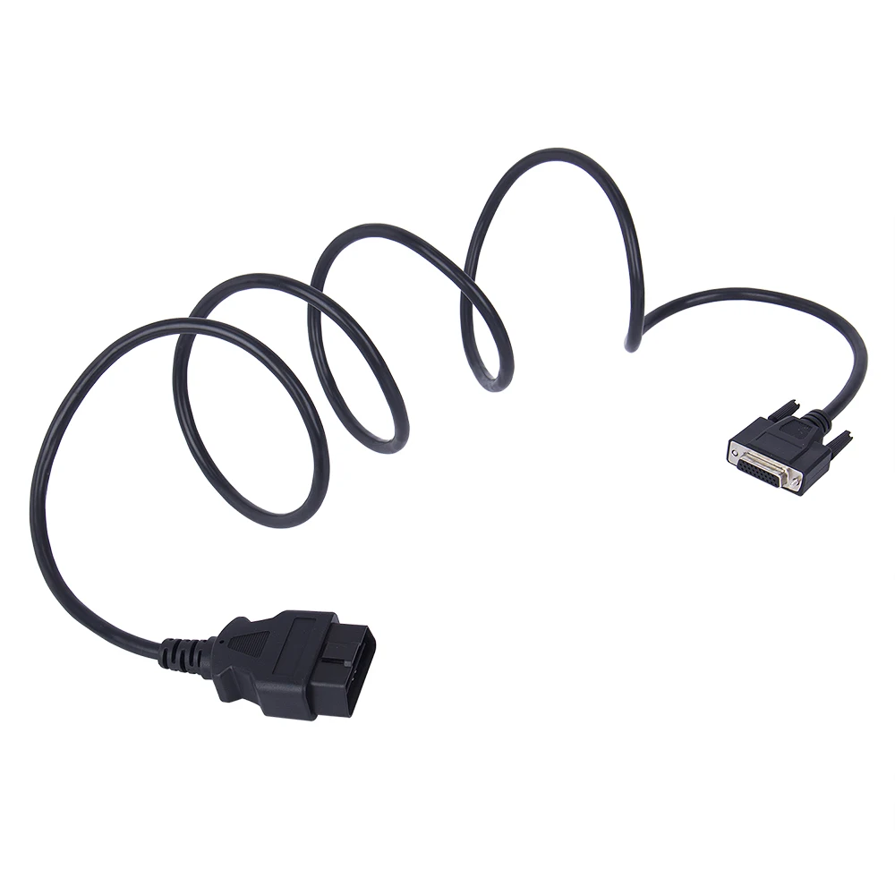 Автомобильный кабель удлинитель KWOKKER 180 см с 16 контактным штекером OBD2 На 26