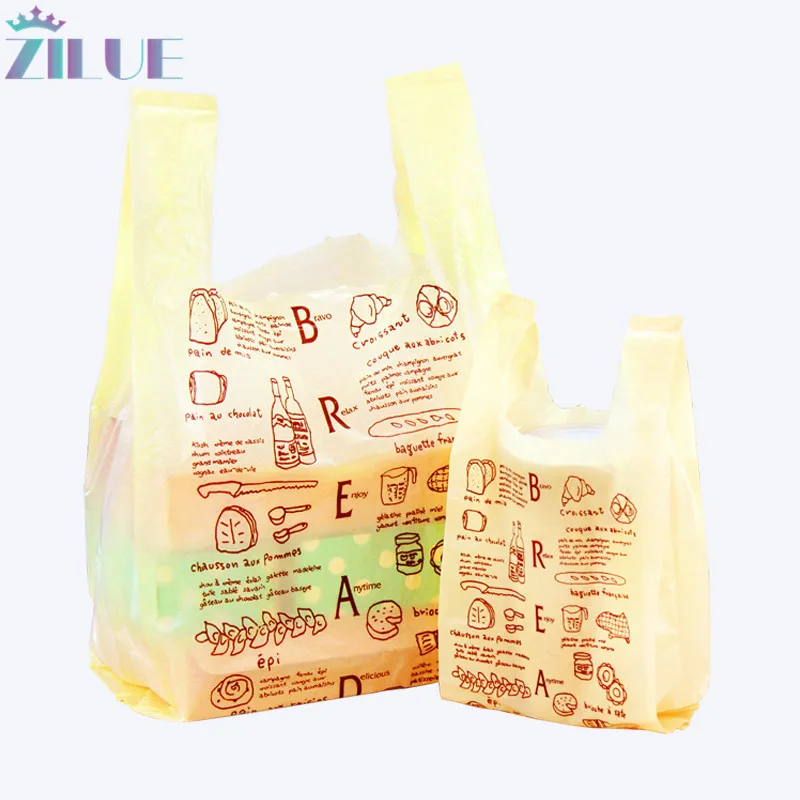 Zilue 100pcs/Lot Yellow Supermarket Waistcoat Plastic Shopping Bag Tote Vest Baking Takout Goods Packaging Plastic Bags
Zilue 100pcs/Lot Yellow Supermarket Waistcoat Plastic Shopping Bag Tote Vest Baking Takout Goods Packaging Plastic Bags