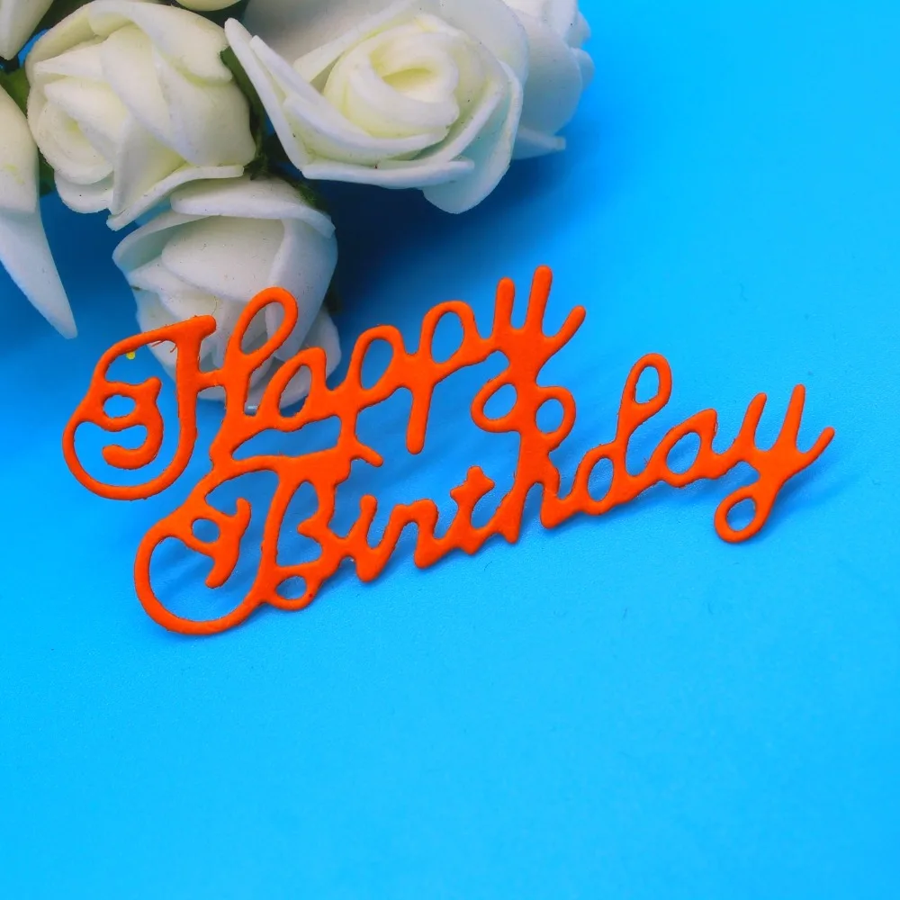 YLCD303 Happy Birthday Metal Cutting Dies For Scrapbooking Stencils DIY Album Cards Decoration Embossing Folder Die Cutter Mold
YLCD303 Happy Birthday Metal Cutting Dies For Scrapbooking Stencils DIY Album Cards Decoration Embossing Folder Die Cutter Mold