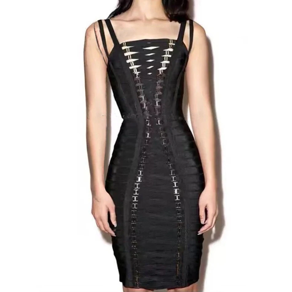 Платье DressBird женское летнее Облегающее, пикантное черное ажурное платье средней длины на бретелях-спагетти, без рукавов
Платье DressBird женское летнее Облегающее, пикантное черное ажурное платье средней длины на бретелях-спагетти, без рукавов