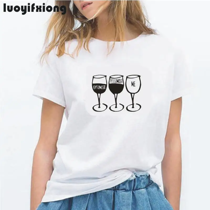 Luoyifxiong Fashion Women T Shirt Goblet Printed Short Sleeve O-neck Funny Tshirt Women Tops Wine Casual Tee Shirt Femme T-shirt
Luoyifxiong Fashion Women T Shirt Goblet Printed Short Sleeve O-neck Funny Tshirt Women Tops Wine Casual Tee Shirt Femme T-shirt