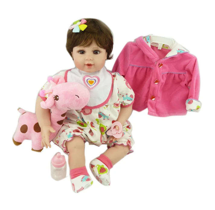 50cm Doll Silicone Reborn Handmade Realistic short hair Baby Dolls 20 Inch Vinyl Bebe Reborn Babies Toys DOLLMAI
50cm Doll Silicone Reborn Handmade Realistic short hair Baby Dolls 20 Inch Vinyl Bebe Reborn Babies Toys DOLLMAI