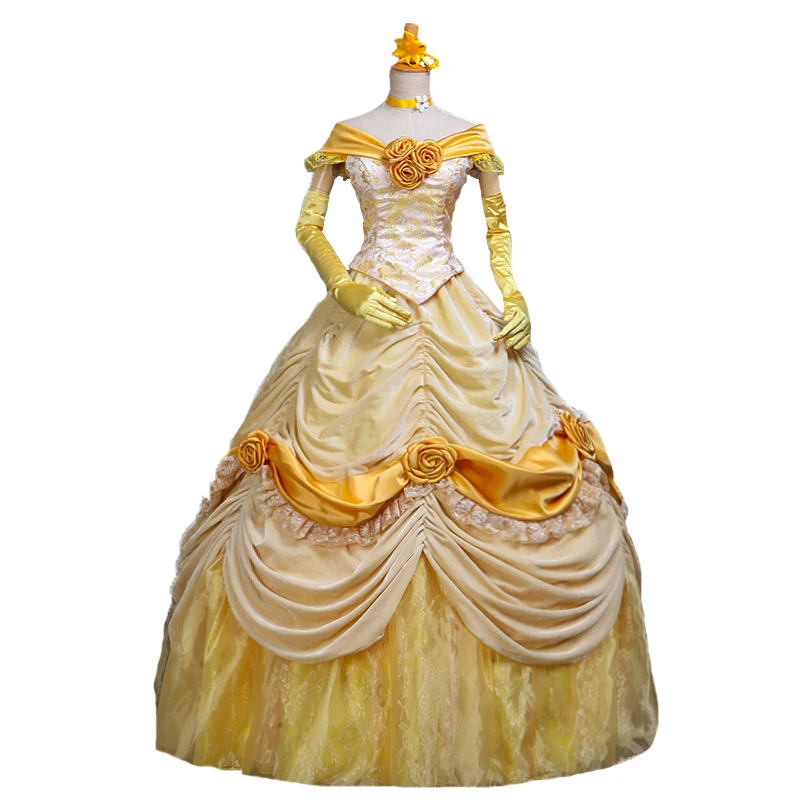 Beauty and the Beast Bella Princess Dress Halloween Cosplay Costume Dress For Adult Custom Made
Beauty and the Beast Bella Princess Dress Halloween Cosplay Costume Dress For Adult Custom Made