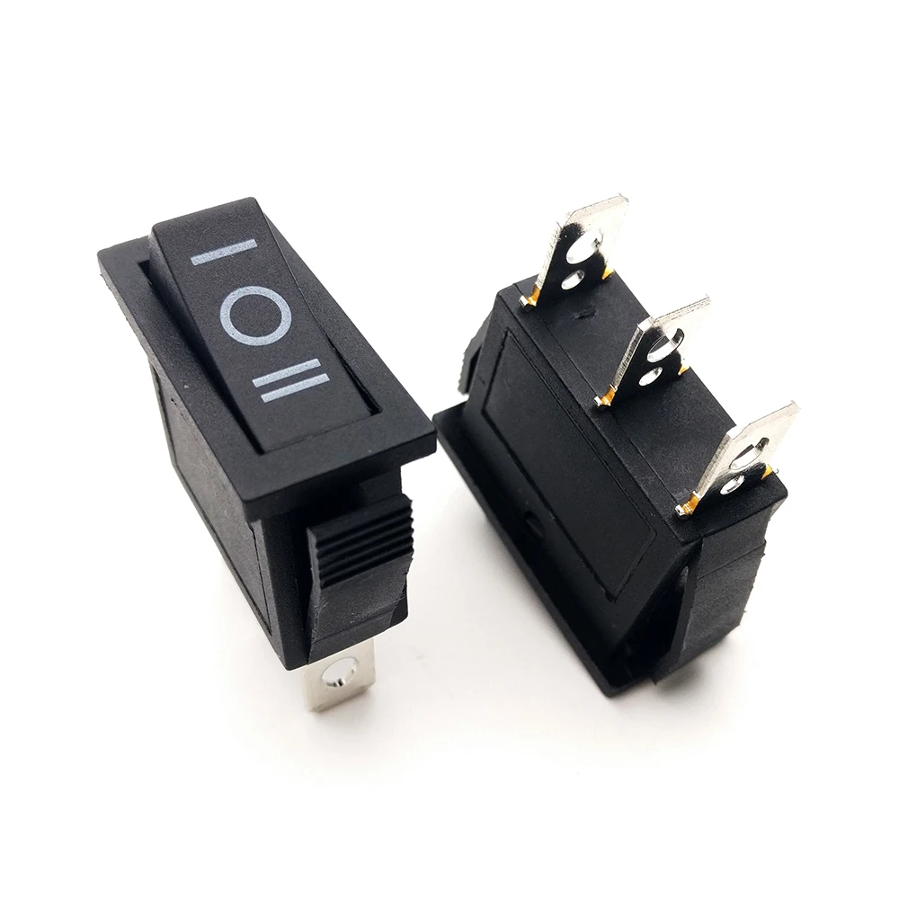 20Pcs AC 16A/250V 20A/125V 3 Pin SPDT ON-OFF-ON 3 Position Boat Rocker Switch 13*31mm KCD3
20Pcs AC 16A/250V 20A/125V 3 Pin SPDT ON-OFF-ON 3 Position Boat Rocker Switch 13*31mm KCD3