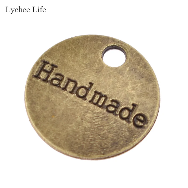 Lychee Life 100PCS Vintage Alloy Handmade Sewing Labels For Garment Crafts Decoration Tags DIY Apparel Accessories
Lychee Life 100PCS Vintage Alloy Handmade Sewing Labels For Garment Crafts Decoration Tags DIY Apparel Accessories